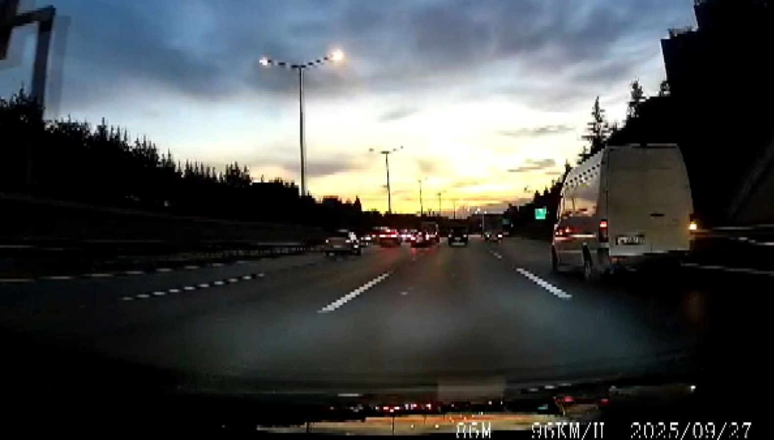 TEM Otoyolu’nda makas kazası