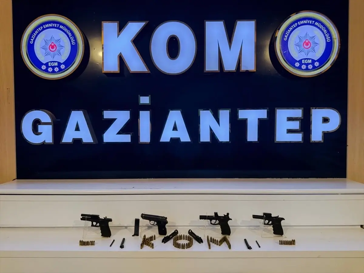 Gaziantep’te Silah Kaçakçılığı Operasyonu