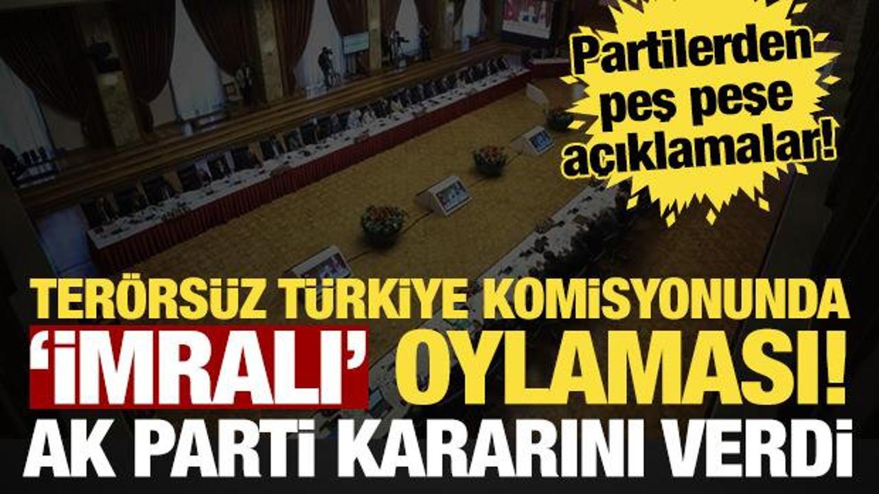 AK Parti, ‘İmralı’ oylaması için kararını verdi: Olumlu bakıyoruz!
