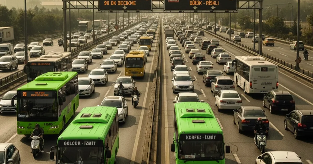 Kocaeli’de araç sayısı nüfusu solladı!