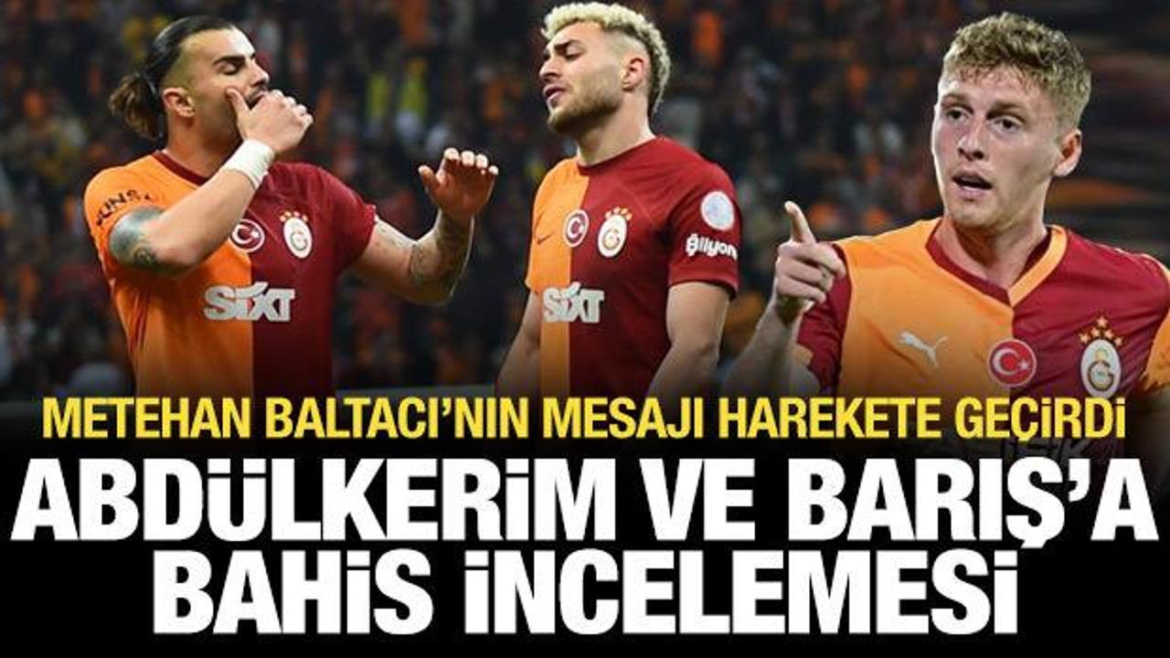 Metehan Baltacı’nın mesajı harekete geçirdi: Barış Alper ve Abdülkerim’e inceleme