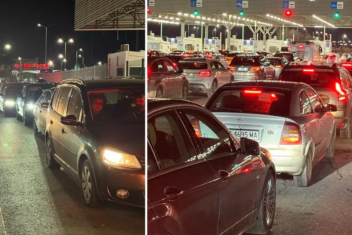 Yılbaşı alışverişini Edirne’de yapan Bulgaristan vatandaşları, dönüşte sınır kapılarında yoğunluk oluşturdu