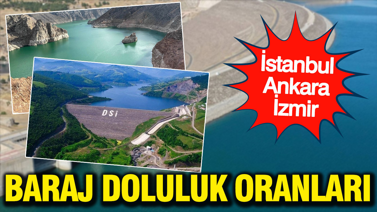 3 Mayıs 2026 Baraj Doluluk Oranları: İstanbul, İzmir ve Ankara’daki Durum