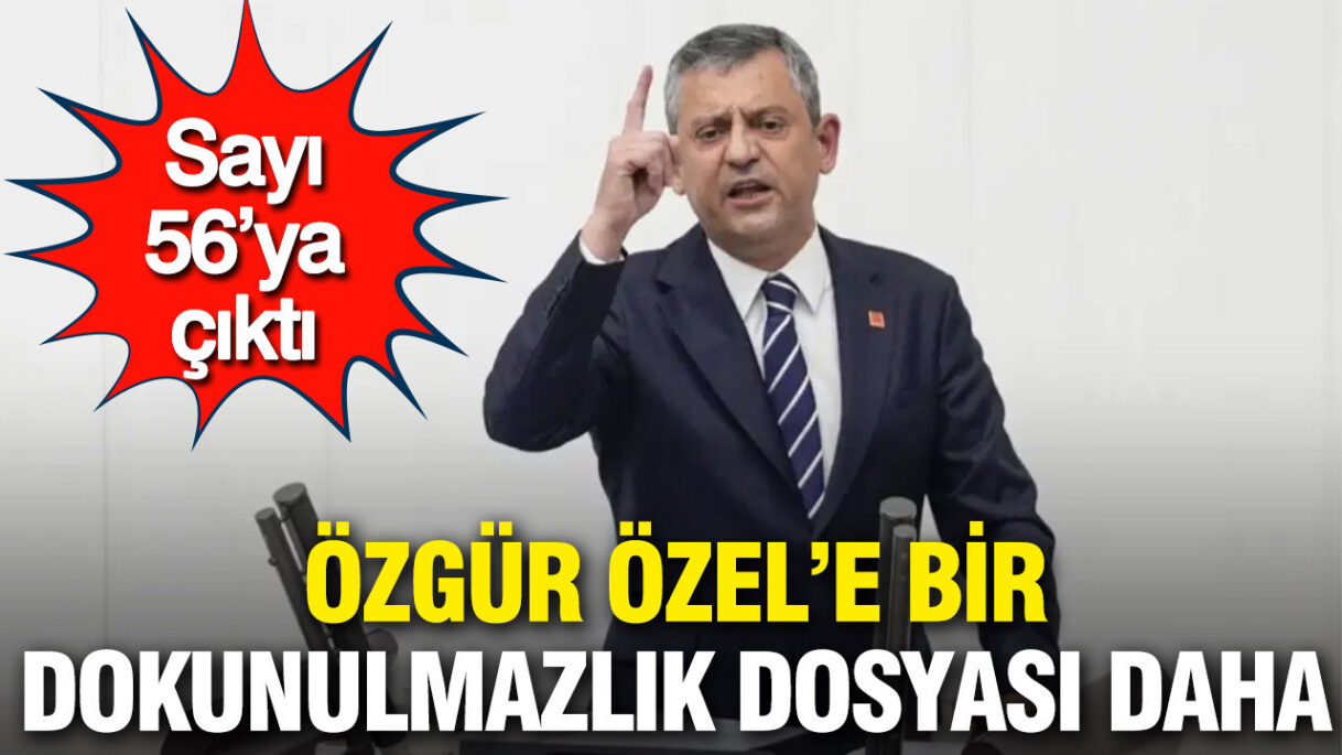 Özgür Özel’in Dokunulmazlık Dosyası Sayısı 56’ya Yükseldi